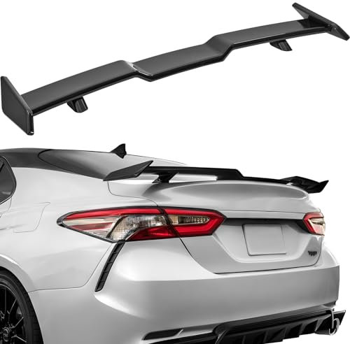 VEVOR GT Wing Autospoiler, 57,9 Zoll Spoiler, Kompatibel mit 2018-2023 Camry, Hochfestes ABS-Material, Einbrennlackierung, Auto Heckspoilerflügel, Rennspoiler für Autos, Schwarz glänzend