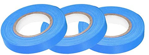 20Pcs Plant Tape Set Garden Anti-Aging Elastic Tape for Grape Tree Tomato Cucumber Plant Indoor Outdoor Patio Plant Use (blue)