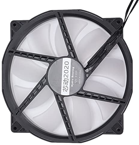 Case Fans Large Air Volume ARGB Light Synchronization Hydraulic Bearing Silent Low Noise 200mm 4PIN PWM 5V Computer Fan Computer Accessories and Parts