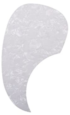 Selbstklebendes Weiß Waterdrop Schlagbrett, Akustikgitarre | Durable Pvc, mit Klebeband, Schützt die Oberfläche vor Kratzern, Passend für Gitarre