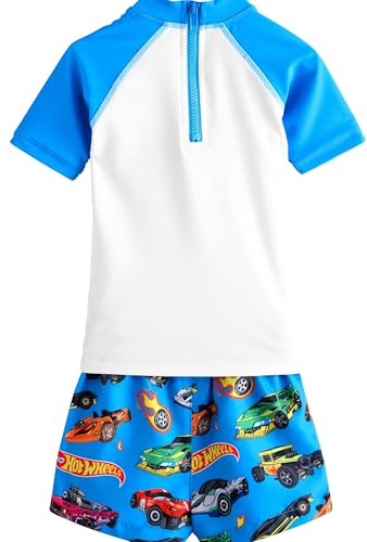 NEXT Ragazzo Completo Maglia da Surf e Shorts da Bagno Hot Wheels 2 Anni-3 Anni