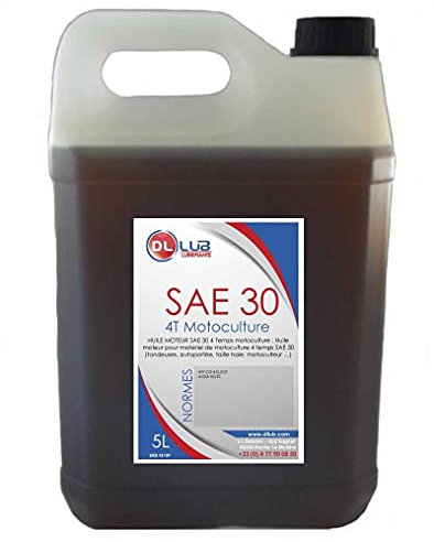 DLLUB - SAE 30 4T Motoculture - 5 litres