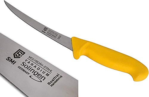 SMI - 5 Zoll Ausbeinmesser flexibel Solingen Metzgermesser Profi Fleischmesser Premium-Qualität Molybdän Stahl 1.4116 Solingen/GERMANY