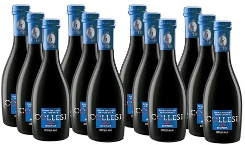 Birra Artigianale Collesi – Birra Artigianale IPA Cremosa e Corposa, Rifermentazione Naturale 8,5% VOL – Bottiglie da 330 ml - Confezione 12 Bottiglie