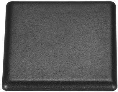 uxcell 8080 EU Standard Profile End Cap, Plastic Square Aluminum Extrusion Plug for Trolley, Fish Tank Rack, Storage Rack, Black 80x80mm 5pcs