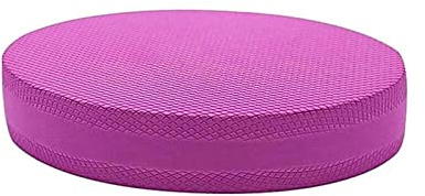 Oval Foam Balance Pads, Stable Fitness Exercises Cushion, Portable Gymnastics Trainer Board, Anti-Slip Balance Trainer Board for Physiotherapy, Pilates, Strength Training (Rose Red)