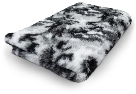 Topmast Vetbedden, Anti Rutsch Hundedecke, 150 x 100 cm, Camouflage, Grau, Maschinenwaschbar, Rutschfeste Hundematte, Hundebett für Hunde und Welpen (Large)