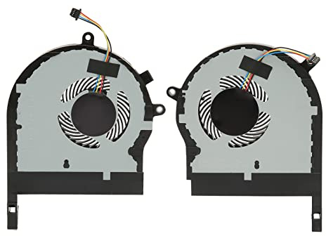 Ventilador de Refrigeración CPU GPU, DC 5 V 0,5 a 4 Pines Ventilador de Refrigeración Portátil de Repuesto para ROG TUF Gaming FX504 FX80 FX80G FX80GE ZX80GD FX8Q(Ventilador de CPU y GPU)