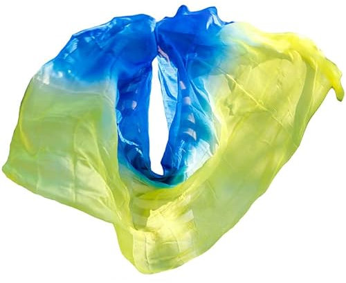 Tanztücher, Bauchtanz-Seidenschal, echte Seide, Bauchtanz-Schleier, Bauchtanz-Zubehör, Handschal, Tücher, individuell gestaltete Bauchtänzerin, Bühnenperformance-Requisite (Farbe: Weiß, Rot, Größe: 25