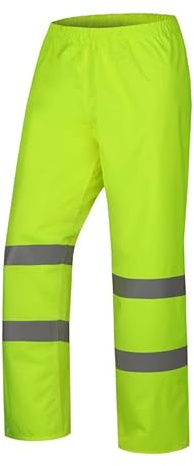 Pantalon de sécurité haute visibilité, imperméable pour homme et femme, haute visibilité avec bande réfléchissante