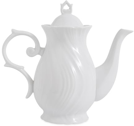 Agyiuns tea pot ceramic, Porcelain teapot with lid, 38.8 Oz for Tea, Milk, Coffee, Flower tea