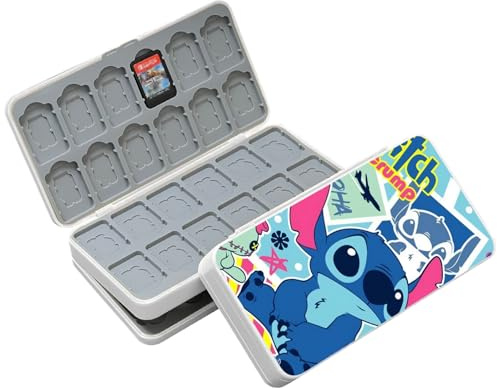 doepeBAE Custodia per Schede di Gioco, Custodie Giochi Switch, Switch Game Card Case, Scatola per Carte con Fodera in Silicone, Con 48 Slot per Cartucce di Gioco e 48 Slot per Schede SD (48J)