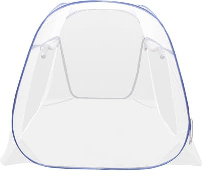 Moskitonetz Bett Pop Up, Faltbares Bett-Moskitonetz 360° Dreifach-Tür Geschlossenes Anti-Moskito Wirksam gegen Mückenstiche für Outdoor Camping Reisen Schlafzimmer, 200 x 180 x 145cm Blau