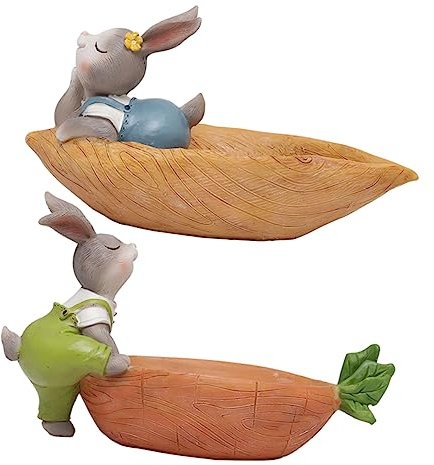 BESPORTBLE 2stücke Kaninchenförmige Pflanzentöpfe Für Sukkulenten Und Kleine Pflanzen Kreative Blumenvase Für Schreibtisch Und Wohnraumdekoration Für Garten Und Balkon