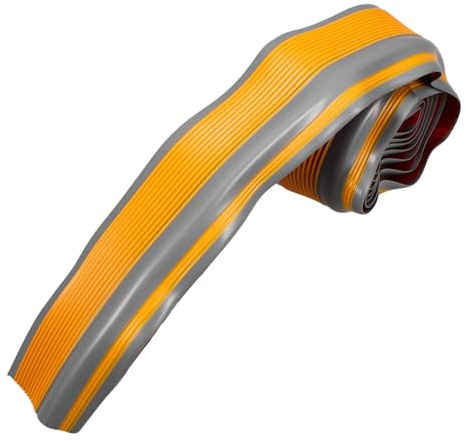 Cabilock Battiscopa Autoadesiva in Pvc Per Scale Modanatura Antiscivolo Per Bordi Gradini Protezione Per Scale Interne Ed Esterne Striscia Finitura Pratica