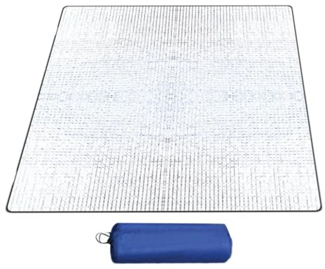 Eventerde 200x200cm Zelt Bodenmatte Isoliermatte Camping Bodenmatte Alu Isomatte Schaummatten Mit Aufbewahrungstasche Für Rucksackreisen Wandern