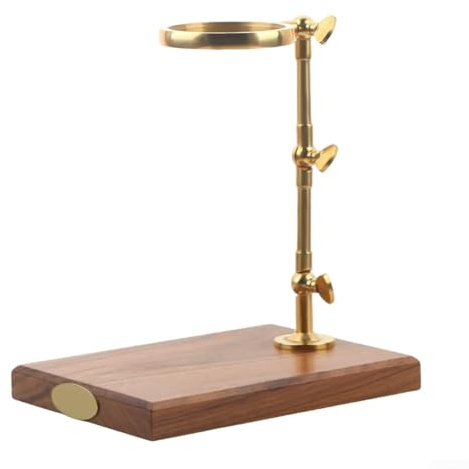 Support pour filtre à café avec base en bois réglable, pour brassage maison et cafés