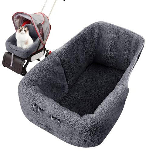 Générique Stroller Cover for Dogs, Soft and Warm Winter Mattress, Pet Buggy, Accessory for Cats, Dogs, All Breeds, Carrying, Vet, Beach, Walking, Travel, Park, Racing, Car