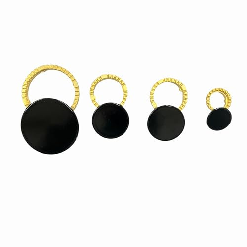 Spartifiamma in Ottone 4 Pezzi per Cucina a Gas Indesit – Whirlpool | Ricambi Cucina: Anelli + Piattini Compatibili | Cod. C000053055 – 482000026840 | Accessori Forne