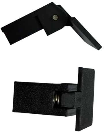 EXQIOUR Installation rapide - Outils de refus nécessaires pour tourne-disque - Charnières de protection contre la saleté - Mécanisme de rupture pour un rangement immédiat - Protection contre la saleté