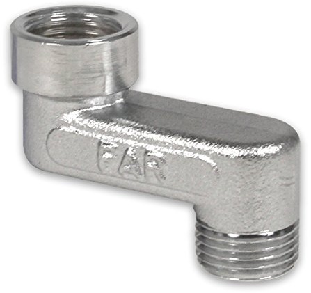 Heizkörper Versatzstück, S-Anschluss, 1/2'' IG auf AG, 40mm Achsabstand