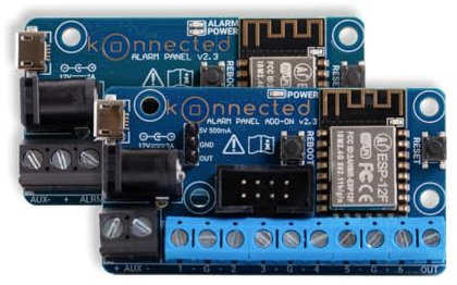 12-Zone Wired Smart Alarm Panel Kit - Konnected Alarm Panel - Make Wired Alarm System Smart - SmartThings, Alexa, Home Assistant - No Batteries or Monthly Fees - Wi-Fi Connection - Essentials Included