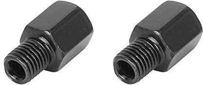 F FIERCE CYCLE 2Stk. 10mm Linksgewinde auf 10mm Linksgewinde Motorrad Rückspiegel Adapterbolzen