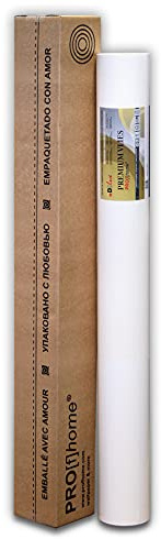 Profhome Renoviervlies 155 g 399-155-X Malervlies Reparaturvlies Anstrich-Vlies Öko glatte Vliestapete zum Überstreichen FSC® MIX CREDIT Nr. TSUD-COC-001718-KR, 399-155-X:399-155/1 x 25m x 1m = 25m2
