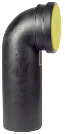 CURVA VERTICALE WC SOSPESI PE Diam. 110/90