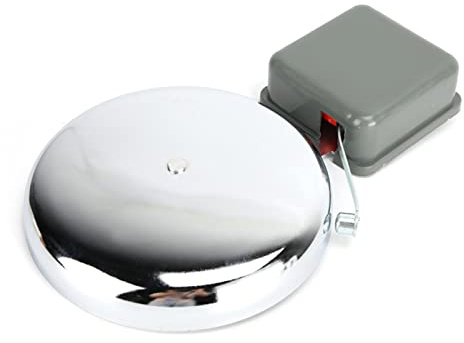 Elektrische Glocke, 8-Zoll-Alarmglocke, elektrische Glocke, kann als extra lauter Türklingel-Alarm, Mehrzweck-Signalsirene für Schulfabriken verwendet werden (220 V)