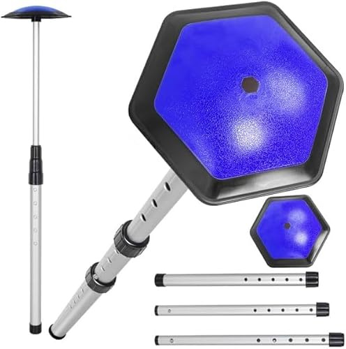 OUUTMEE Golf Reisetaschen Stützstange, Aluminium Golf Stützstange Sechseckig Schlagfestig Golf Reiseabdeckung Flexible Golf Club Travel Support Schutz Stick Bar