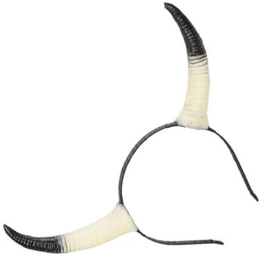 Didiseaon Halloween Animal Devil Horn Headband Black and White Cosplay Hair Hoop Costume Headdress for Boys and Girls Party Makeup Accessories