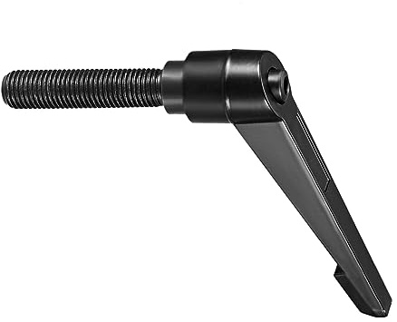 CoCud Klemmhebel Griffe M16 x 70mm Stecker Gewinde Schwarz | 1Stk, Einstellbar Schnellspanner Verriegelung Drehend Bolzen Knöpfe, Für Drehmaschinen
