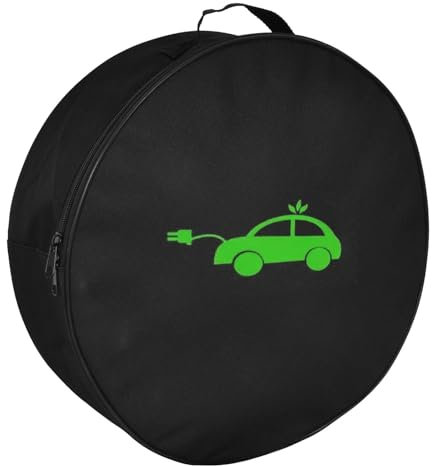 Colexy EV Tragbare Kabeltasche Ladekabel Tasche Aufbewahrung und Organizer für Kabel Gartenschlauch Tasche für EV-Verlängerungskabel Tragetasche für Elektroauto-Ladekabel