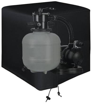 Pool Filter Pump, Hot Tub Pump Protector, Pool Filter Pump Insulation Covers, Above Ground Pool Pump Protective, Dustproof Washable for Pools Air Conditioner Pool Heater
