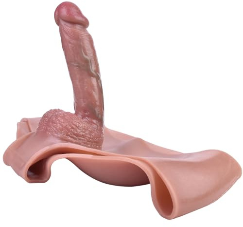Seckoe Dildos Fake Penis Sleeve Naturdildo Diloschwanz Strapon Lesben Sex Spielzeug für Paare Diloschwanz für Männer Umschnalldildo Strap On Umschnall Dildos Pegging Umschnallpenis für Frauen