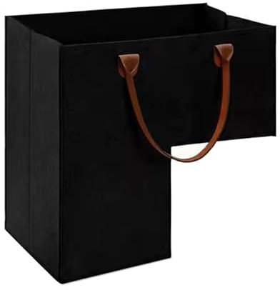 Bolsa de almacenamiento plegable para escalera con asa, organizador de ropa de escalera de gran capacidad, cesta lavable