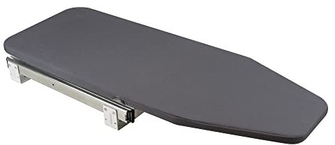 Iron 180 - Tabla de planchar plegable y extraíble, giratoria, de acero y madera, para muebles Iron 180