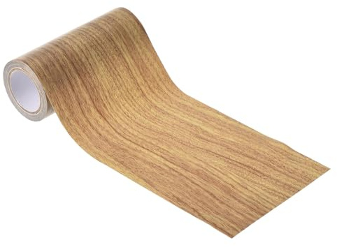 Reparaturband für Holzmaserung, selbstklebend, für Möbel, Böden, Schränke, Fenster, Türen, Heimdekoration und DIY-Projekte, Braun, 1 Rolle