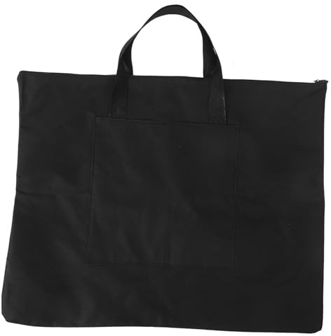 Angoily Zeichentasche aus Canvas Aufbewahrungstasche für Zeichenbretter Malertasche mit Reißverschluss Geräumig für Skizzenpapier und Stifte