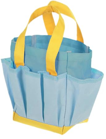 Borsa Portaoggetti da Giardino, Borsa Attrezzi da Giardino Impermeabile, Porta Utensil Giardinaggio con Manico Più Ampio e Tasche, per Giardinaggio all'Aperto, Forbici, Pale, Rastrelli, Guanti
