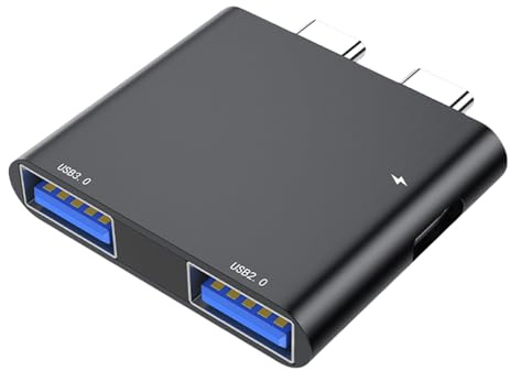 Portatile USB C Multiport Adattatore Docking Station Per Notebook Rapida Dissipazione Del Calore Spine E Play Espansione Ufficio Porta di Ricarica Rapida