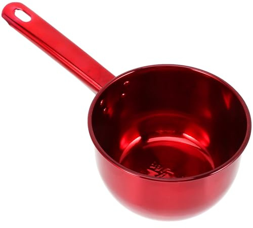 VALICLUD Louche à Eau en Acier Inoxydable Rouge Cuillère à Eau Épaisse Multi-Usages pour Mariage Ustensile Cuisine et Jardin Accessoire Pratique et Solide 1 Pièce