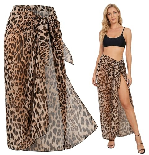 Yuwnd Mode und Eleganz Pareo Damen Strand, Komfortabel atmbar Sarong Tuch Damen, Strandtuch Damen für Sommerstrandreisen als Dekorationszubehör für Schalkleider und andere