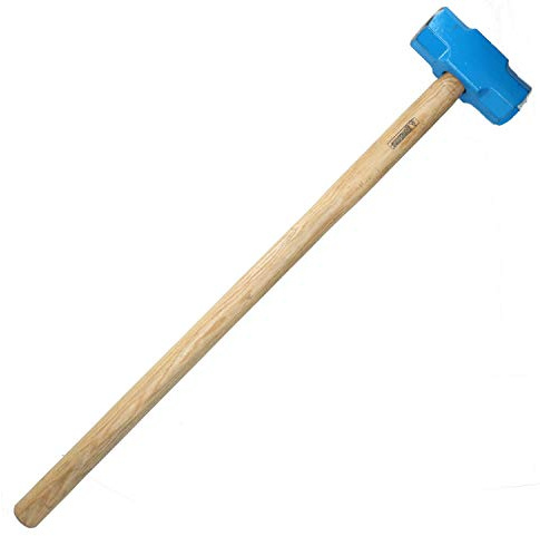 10 kg (4,5 kg) de marteau-pilon luge avec manche en hickory lisse
