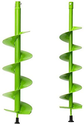 Spiral Bits, 15cm 25cm Auger Drill Bit Electric Post Hole Digging Digger for Soil Ice Fence Decks Cutting Tools