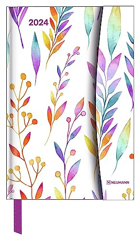 Watercolours 2024 - Diary - Buchkalender - Taschenkalender - 10x15: Magneto Diary