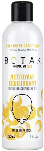 Detergente Equilibrante BOTAK Testa Rasata e Calva 99% di origine naturale | Shampoo Cura del cuoio capelluto, Francese, Vegan, Lenitivo, Antiforfora prurito e brufoli, Regola il pH e il microbioma