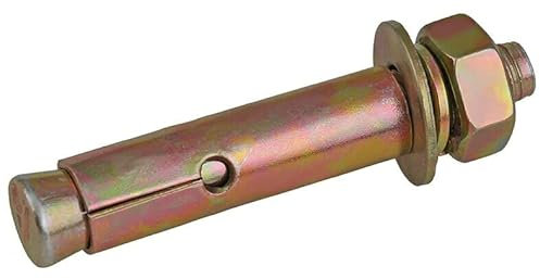 Expansionsbolzen Rawl, Ankerbolzen, Externe Expansionsschraube Expansionsbolzenschraube M14 M16 M20 (2 Stück) (Länge: 200 mm, Größe: M16) (Farbe: 200 mm) (Color : 120mm)