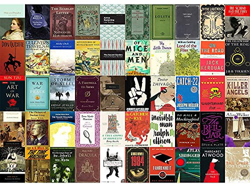 ANSNOW Movie Puzzles, Sci Fi Movie Poster Puzzle, Horror Movie Puzzle for Adults, Sci Fi Jigsaw Puzzles 1000 Pieces As Movie Lover and Home Decor/50 Classic Books